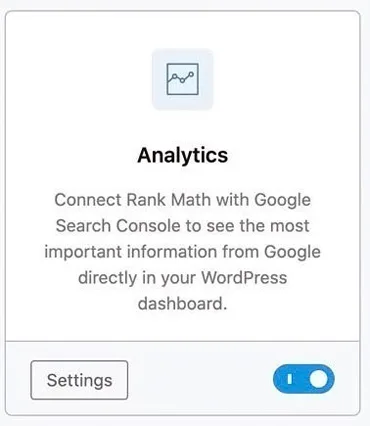 Rank Math Search Console and Analytics