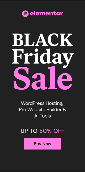 Elementor Black Friday Sale