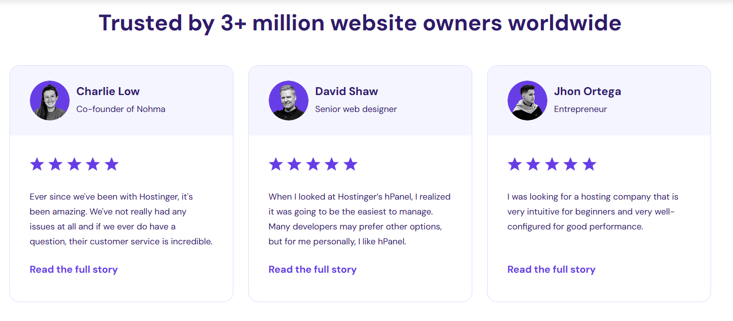 Hostinger Reviews
