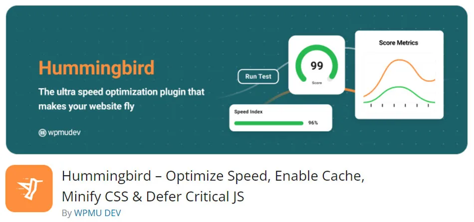 Hummingbird, free WordPress caching plugin